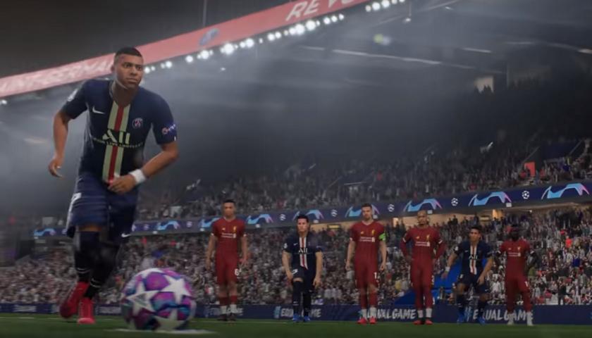 FIFA 2021 - תמונת מסך של שחקן לקראת בעיטה